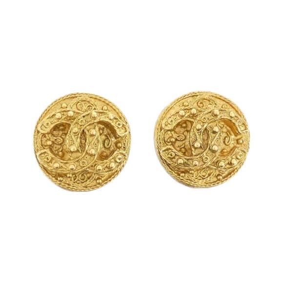 CHANEL Gold Earrings - Picture 1 of 3
